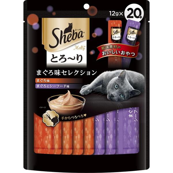 他サイト： マースジャパンリミテッド シーバ とろ〜り メルティ まぐろ味セレクション 12g×20本の商品画像
