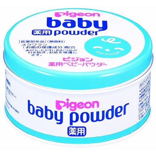 他サイト： ピジョン 薬用ベビーパウダー ブルー缶の商品画像