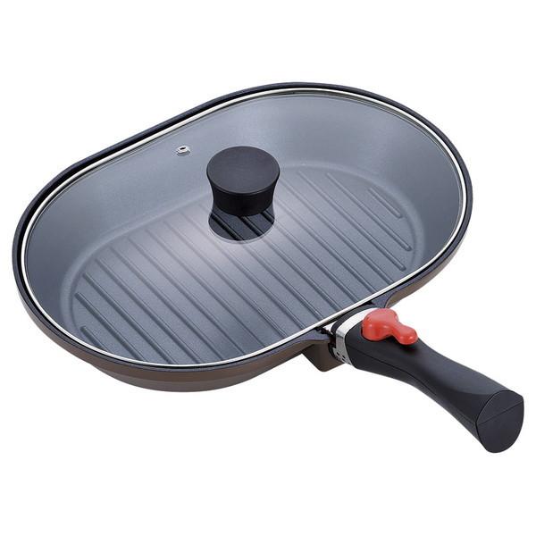 他サイト： 和平フレイズ 1050480-1050480 MARRONE CHEF(マローネシェフ) IH対応 着脱式ハンドル オーバルパンの商品画像