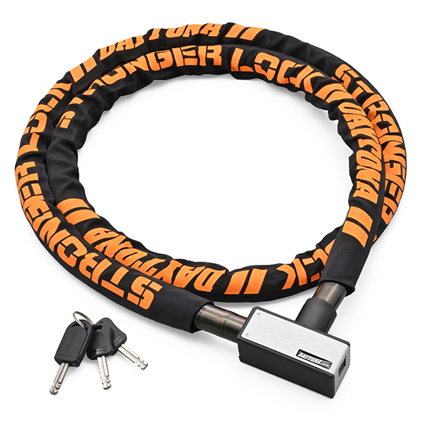 他サイト： デイトナ 97662 シルバー [ストロンガースチールリンクロック キーロックタイプ 1800mm]の商品画像