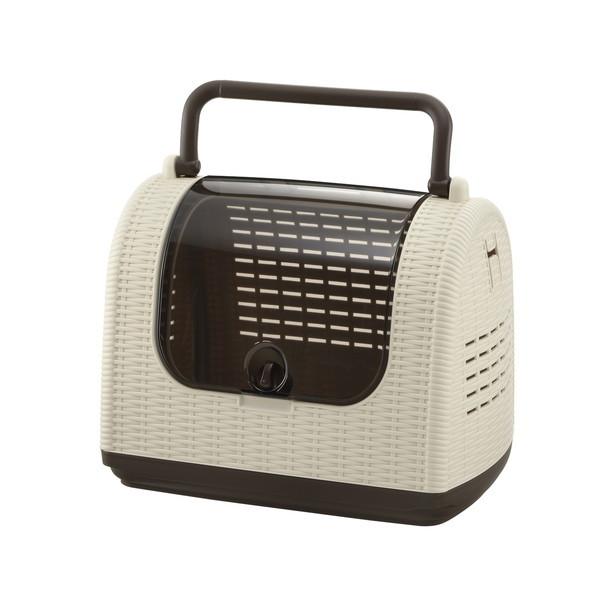 他サイト： Richell ラタンキャリー アイボリーの商品画像