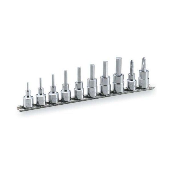他サイト： TONE HH310 [ヘキサゴンソケットセット (ホルダー付 10pcs 差込角9.5mm)] メーカー直送の商品画像