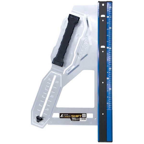 他サイト： シンワ測定 79052 [丸ノコガイド定規エルアングルPlusシフト45cm寸勾配切断機能付]の商品画像