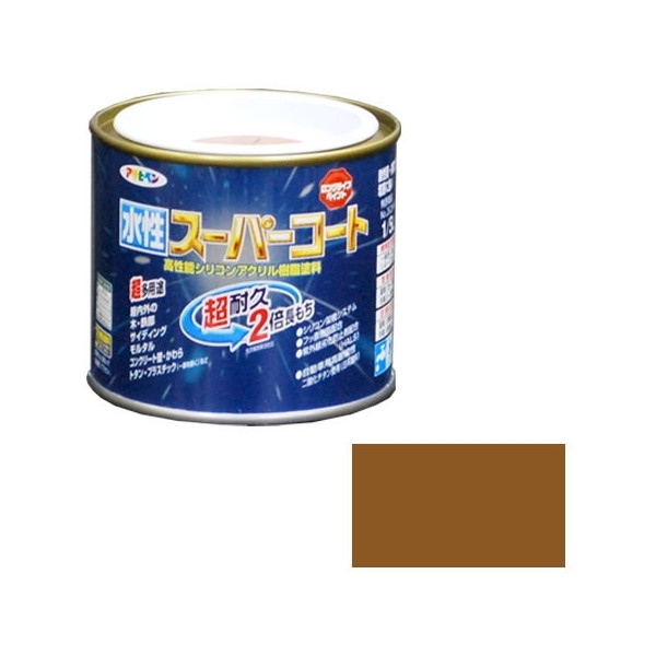 他サイト： アサヒペン 水性スーパーコート 1/5L (ソフトオーカー)の商品画像