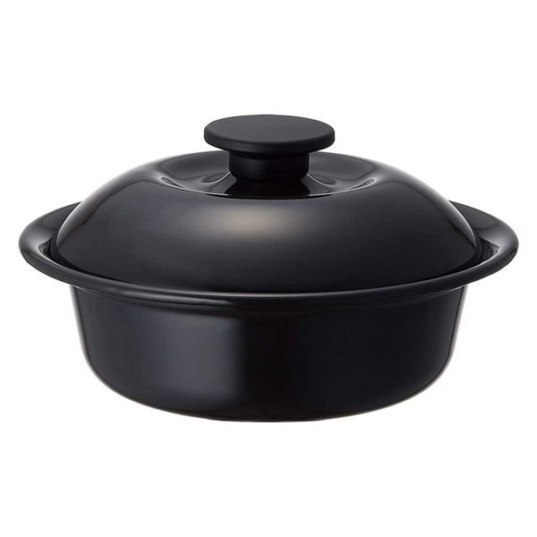 他サイト： 野田琺瑯 KO-19BK 渋黒 [ココナべ 小(0.72L)]の商品画像