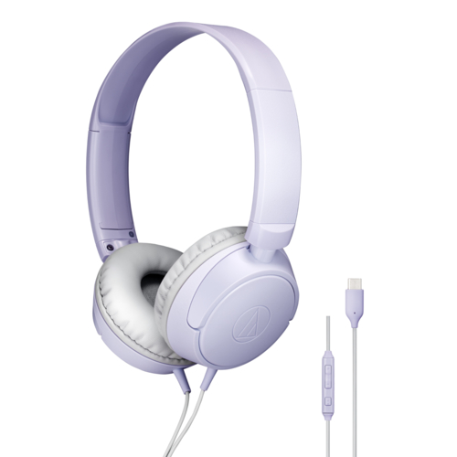 他サイト： オーディオテクニカ(audio-technica) ATH-S120C LV ライトバイオレット USB Type-C用ヘッドホの商品画像
