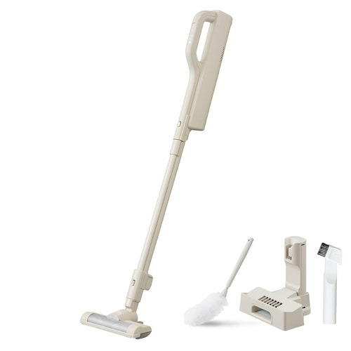 他サイト： アイリスオーヤマ(Iris Ohyama) SBD-201P-HC グレージュ 充電式紙パックスティッククリーナー MagiCaの商品画像