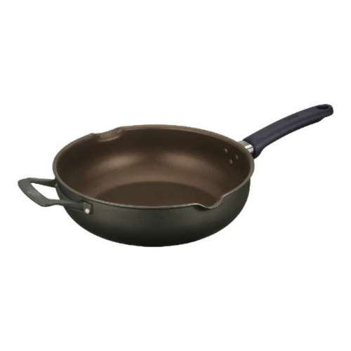 他サイト： サーモス(THERMOS) KFK-028W-GY デュラブルシリーズ マルチパン28cm グレー ガス火専用の商品画像