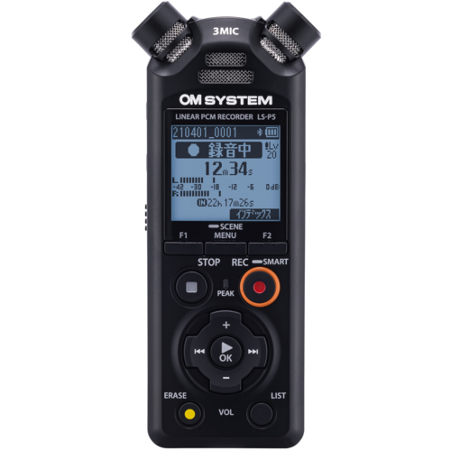 他サイト： OM SYSTEM LS-P5 ハイレゾ対応リニアPCMレコーダーの商品画像