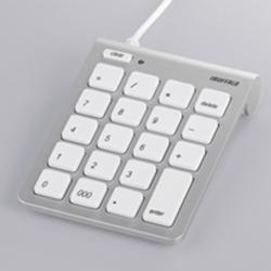他サイト： バッファロー(BUFFALO) BSTK08MSV シルバー Mac専用テンキーボードの商品画像