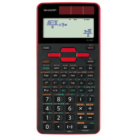 他サイト： シャープ(SHARP) EL-509T-RX(レッド) 関数電卓 10桁の商品画像