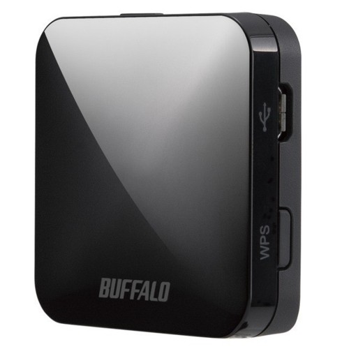 他サイト： バッファロー(BUFFALO) WMR-433W2-BK(ブラック) 11ac対応 トラベル ホテル用Wi-Fiルーターの商品画像