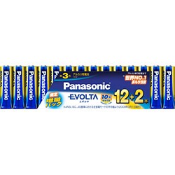 他サイト： パナソニック(Panasonic) LR6EJSP/14S エボルタ アルカリ乾電池 単3形 14本パックの商品画像