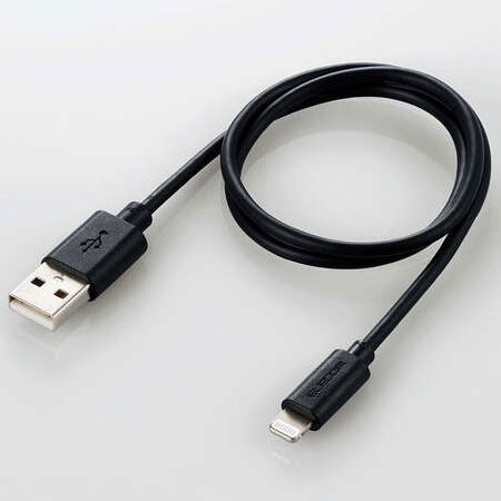 他サイト： エレコム(ELECOM) MPA-UAL05BK(ブラック) スタンダードLightningケーブル 0.5mの商品画像
