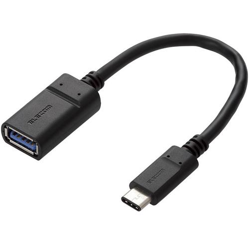 他サイト： エレコム(ELECOM) MPA-AFCM01NBK(ブラック) USB3.1ケーブル Type-C-Standard-Aの商品画像