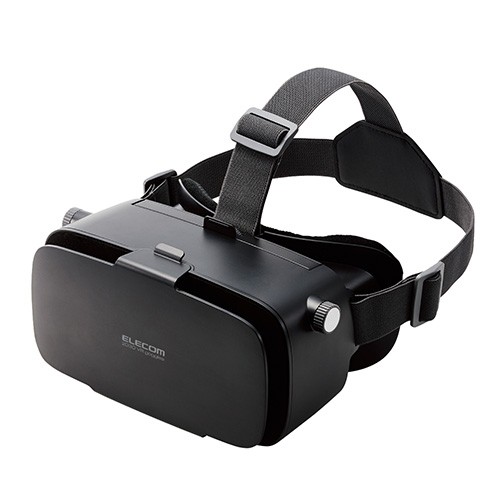 他サイト： エレコム(ELECOM) VRG-2D3D02BK(ブラック) VRゴーグル スマホ用 メガネ対応 目幅調節可 2D3D両用の商品画像