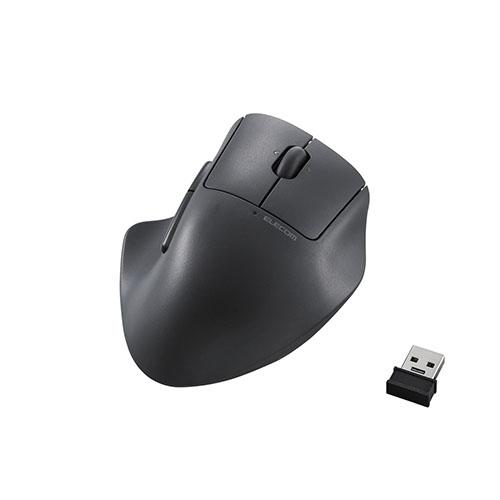 他サイト： エレコム(ELECOM) M-SH30DBSKBK ブラック 2.4GHz マウス 静音 ワイヤレス 7ボタン チルトホイール付の商品画像