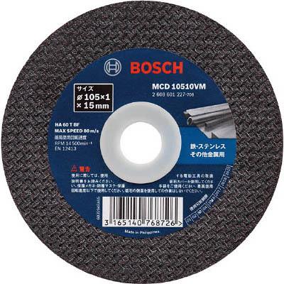 他サイト： ボッシュ(BOSCH) MCD10510VM/10 切断砥石 105×1.0×15 10枚入りVシリーズの商品画像