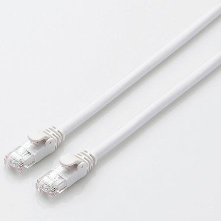 他サイト： エレコム(ELECOM) LD-GPA/WH10 ホワイト カテゴリー6A対応LANケーブル 10mの商品画像