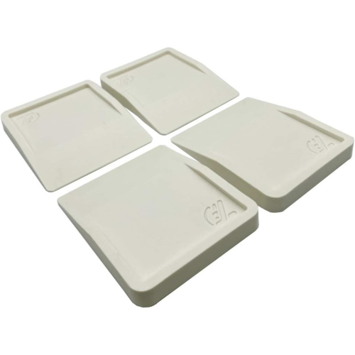 他サイト： タツフト TFi-7015W 冷蔵庫キズ凹み防止ゴムマット 白 高さ10mm 耐荷重400kg 4個合計 4個入りの商品画像