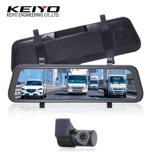 他サイト： KEIYO(ケイヨー) AN-DM001 録画機能のないシンプルなデジタルバックミラー 後付け簡単設置の商品画像