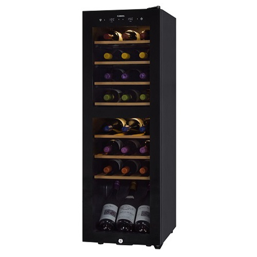 他サイト： 【長期保証付】さくら製作所 SAB90G ピュアブラック FURNIEL ワインセラー 93L 24本収納 右開きの商品画像