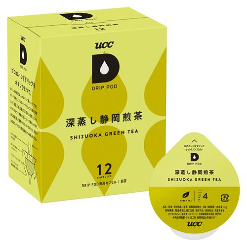 他サイト： UCC DPGT002 UCCドリップポッド専用カプセル 深蒸し静岡煎茶 12杯の商品画像
