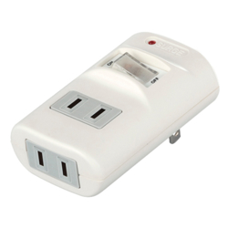 他サイト： バッファロー(BUFFALO) BSTAPD03WH(ホワイト) 2分配タップ 集中スイッチ/雷サージ防止付きの商品画像