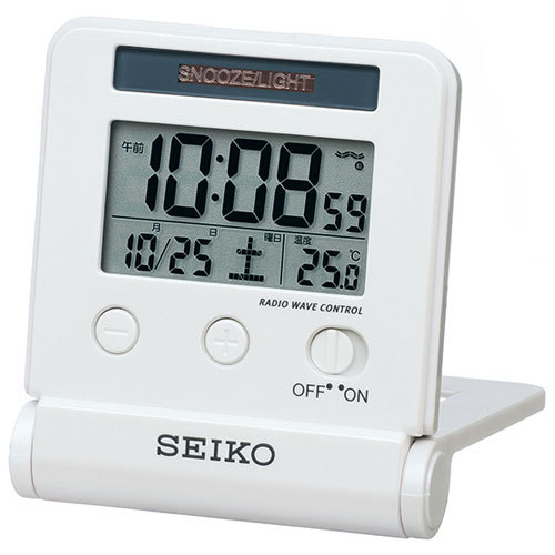 他サイト： セイコー(SEIKO) SQ772W(白パール塗装) 電波目覚まし時計の商品画像