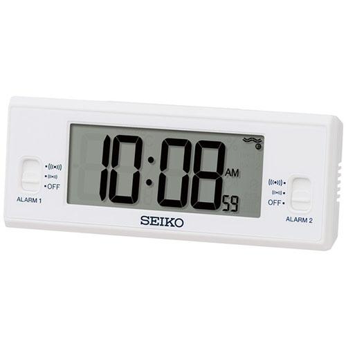 他サイト： セイコー(SEIKO) SQ321W(白) 電波目ざまし時計 温度・湿度表示付の商品画像