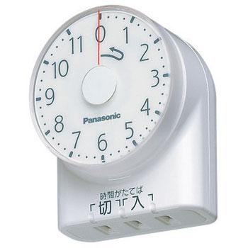 他サイト： パナソニック(Panasonic) ダイヤルタイマー 1個口 横挿し WH3101WP ホワイトの商品画像
