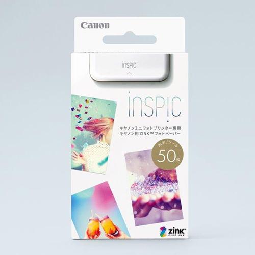 他サイト： CANON(キヤノン) iNSPiC インスピック 用ZINKフォトペーパー 50枚入り ZP-2030-50の商品画像