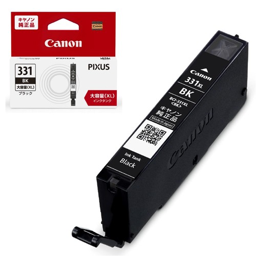 他サイト： CANON(キヤノン) BCI-331XLBK 純正 インクカートリッジ ブラック 大容量の商品画像