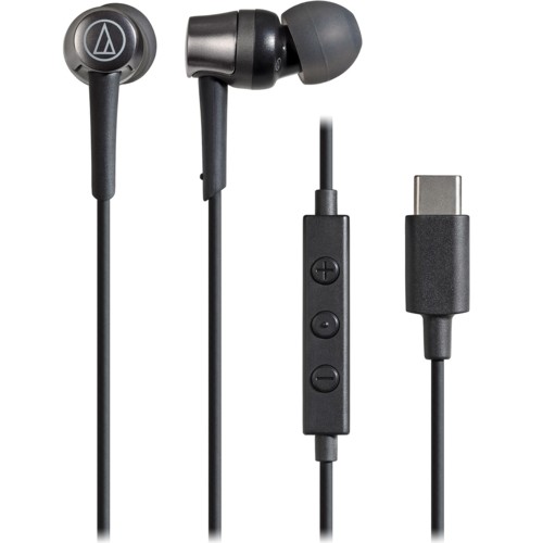 他サイト： オーディオテクニカ(audio-technica) ATH-CKD3C BK(ブラック) USB Type-C用イヤホンの商品画像
