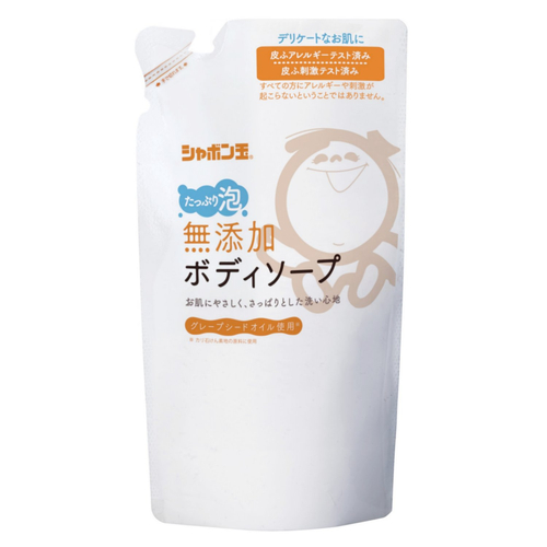他サイト： シャボン玉石けん シャボン玉石けん 無添加ボディソープ たっぷり泡 つめかえ用 470mlの商品画像