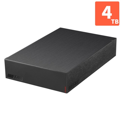 他サイト： バッファロー(BUFFALO) HD-LE4U3-BB(ブラック) 「みまもり合図 for AV」搭載 HDD 4TBの商品画像
