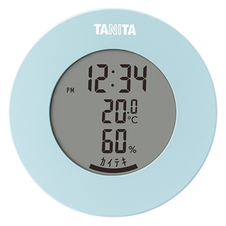 他サイト： タニタ(TANITA) TT-585-BL ライトブルー デジタル温湿度計の商品画像