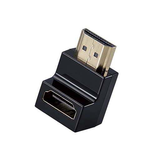 他サイト： エレコム(ELECOM) AD-HDAABS02BK(ブラック) HDMI 変換 アダプタ L字 下向き 90度 HDMIケーブの商品画像