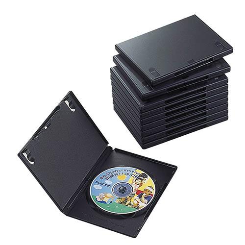 他サイト： エレコム(ELECOM) CCD-DVD03BK ブラック トールケース 1枚収納の商品画像