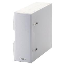 他サイト： エレコム(ELECOM) CCD-BC02CR(クリア) ファイル DVD CD不織布ケース 2穴リング式トレイ専用 1冊の商品画像