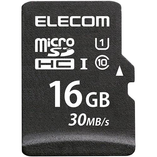 他サイト： エレコム(ELECOM) MF-MS016GU11LRA データ復旧microSDHCカード 16GBの商品画像