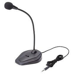 他サイト： エレコム(ELECOM) HS-MC05BK ブラック スタンドマイク ミュートボタン付の商品画像