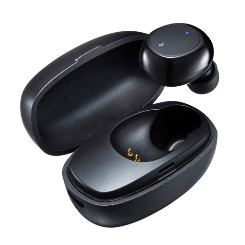 他サイト： サンワサプライ MM-BTMH52BK 超小型Bluetooth片耳ヘッドセット 充電ケース付きの商品画像