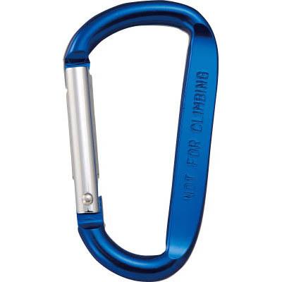 他サイト： トラスコ中山 TKN880BL カラビナ 線径8mmX80mm D型 ブルーの商品画像