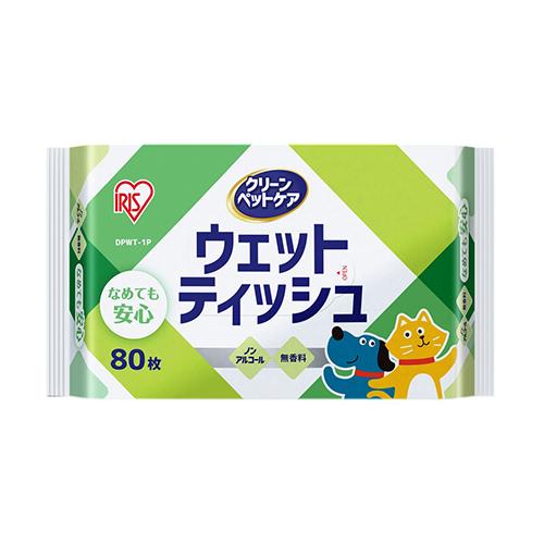他サイト： アイリスオーヤマ(Iris Ohyama) DPWT-8P ペット用ウェットティッシュ8Pの商品画像
