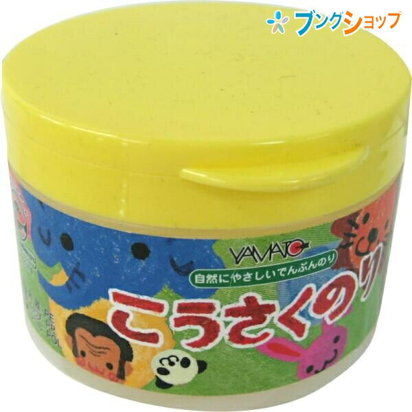他サイト： ヤマト のり こうさくのり K-100 YAMATO やまと 工作 図工 澱粉のり 接着 でんぷんのり 糊 ノリ 天然素材でんぷの商品画像