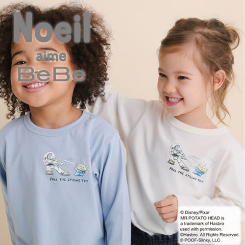 60 Off キャラクターコラボ企画 Noeil Aime Bebe ノイユ エイム ベベ トイ ストーリー ポイントプリント ロングtシャツ デの通販はau Pay マーケット 子供服 Bebe アウトレット Buzzfuzz バズファズ
