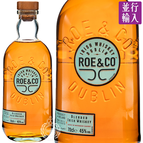 他サイト： ロー アンド コー ROE & CO ブレンデッド アイリッシュ ウイスキー 並行輸入品 45度 700ml 瓶 【並行品】の商品画像