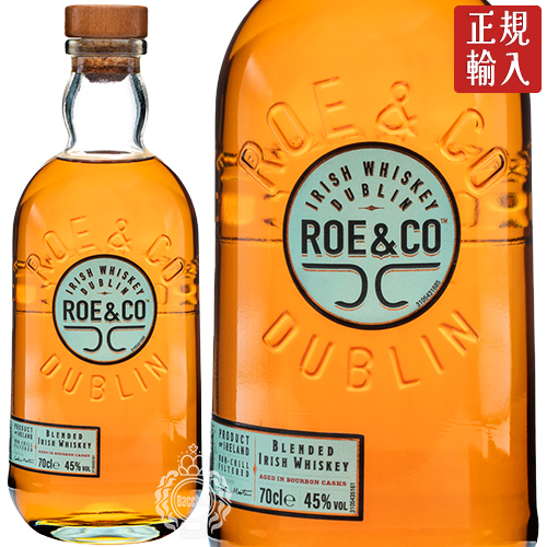 他サイト： ロー アンド コー ROE & CO ブレンデッド アイリッシュ ウイスキー 正規輸入品 ディアジオジャパン 45度 700mlの商品画像