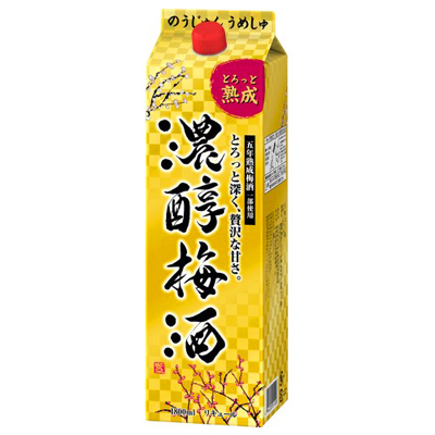 他サイト： アサヒ 濃醇梅酒 のうじゅんうめしゅ 10度 1800ml 紙パックの商品画像